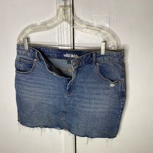 Plus size target Jean skirt